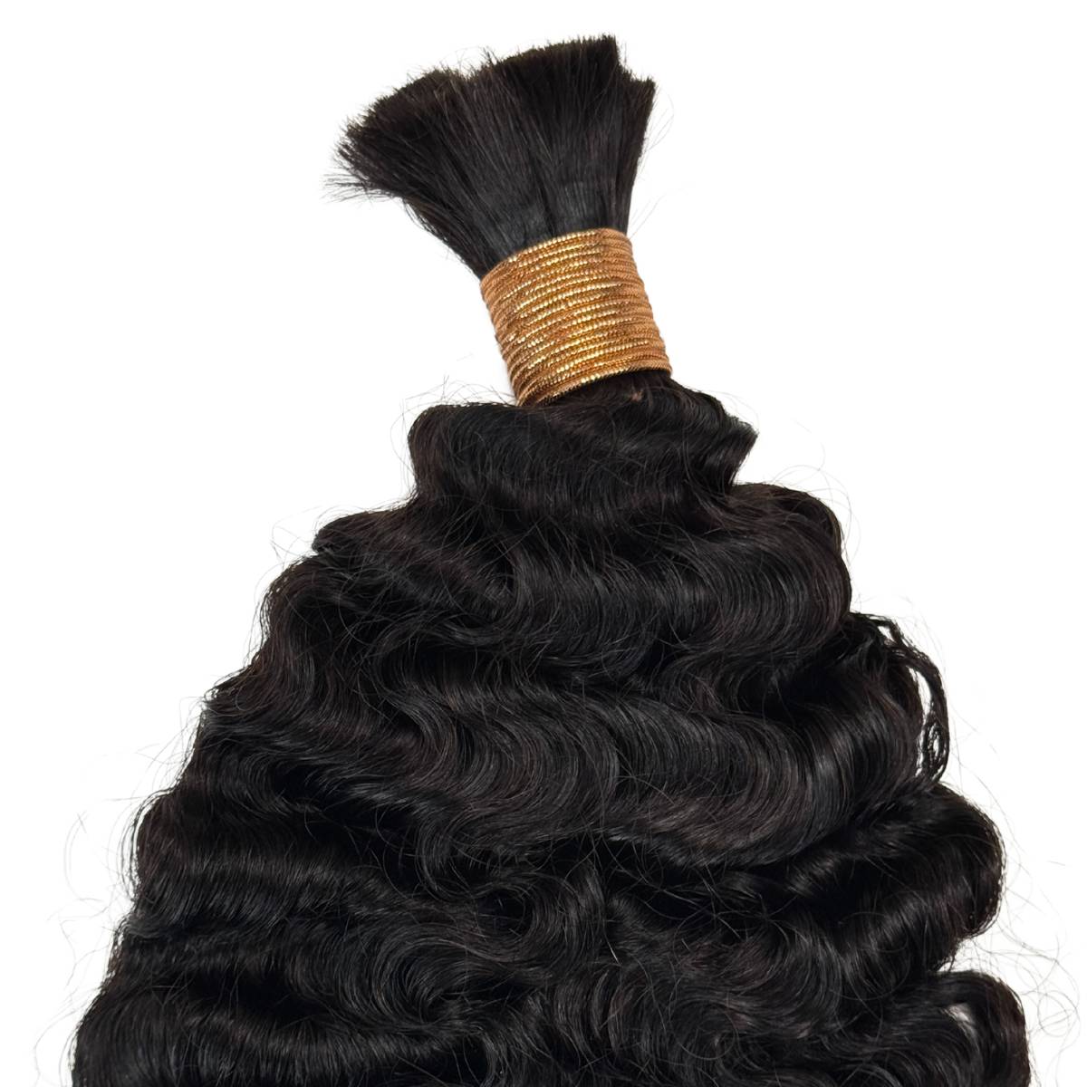 Burmese Curly Bulk 100% Human Braiding Hair - Private Label