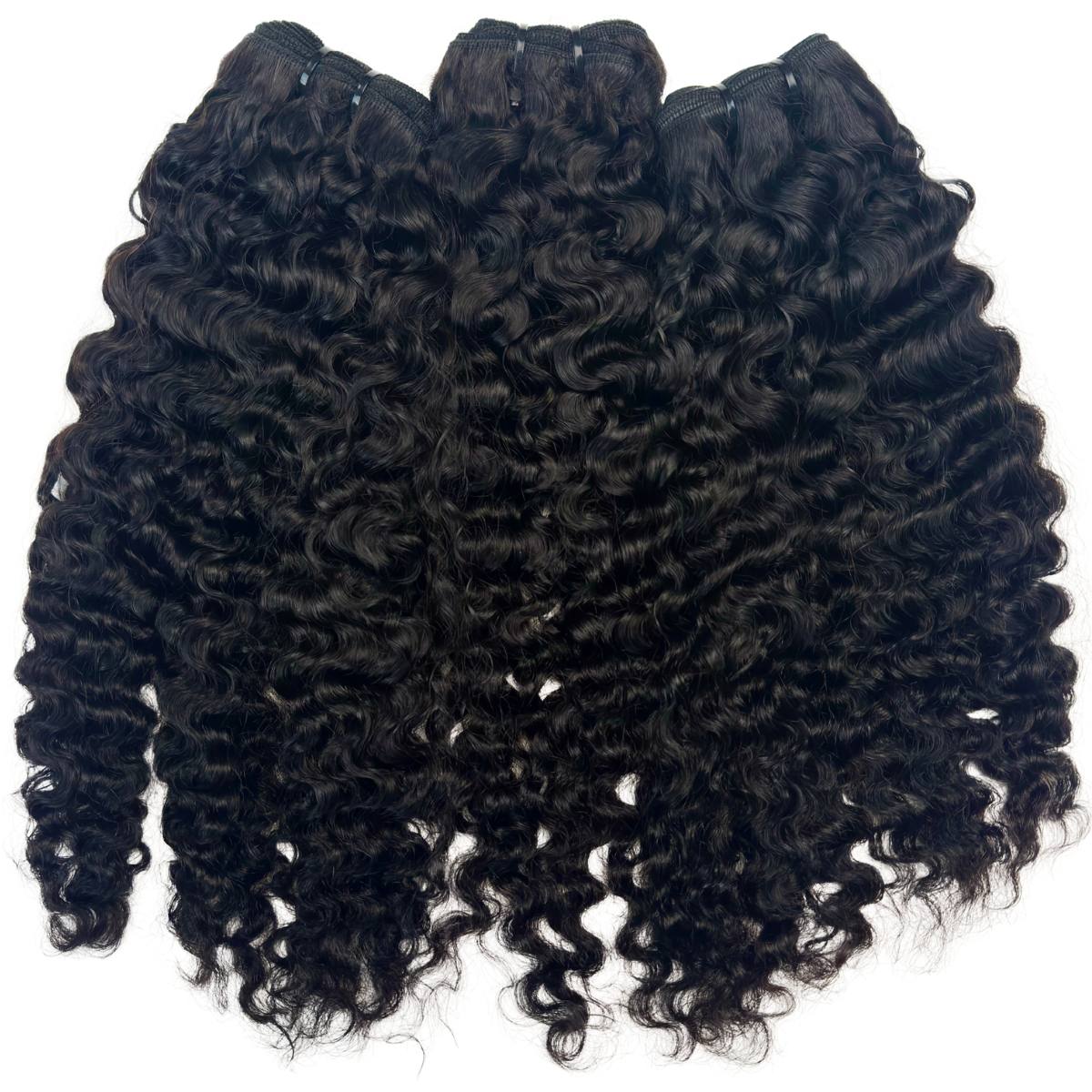 Burmese Curly 100% Human Hair Bundle Deals - Private Label