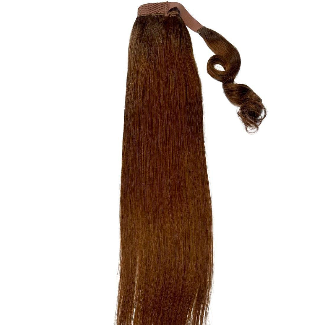 Auburn 100% Human Hair Ponytail Extension - Private Label