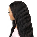 Jet Black Body Wave 13x4 HD Lace Front Wig - Private Label