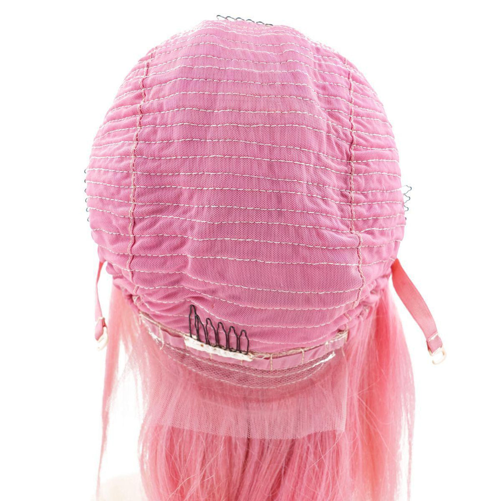 Cotton Candy 13x4 Transparent Lace Front 100% Human Hair Bob Wig - Private Label