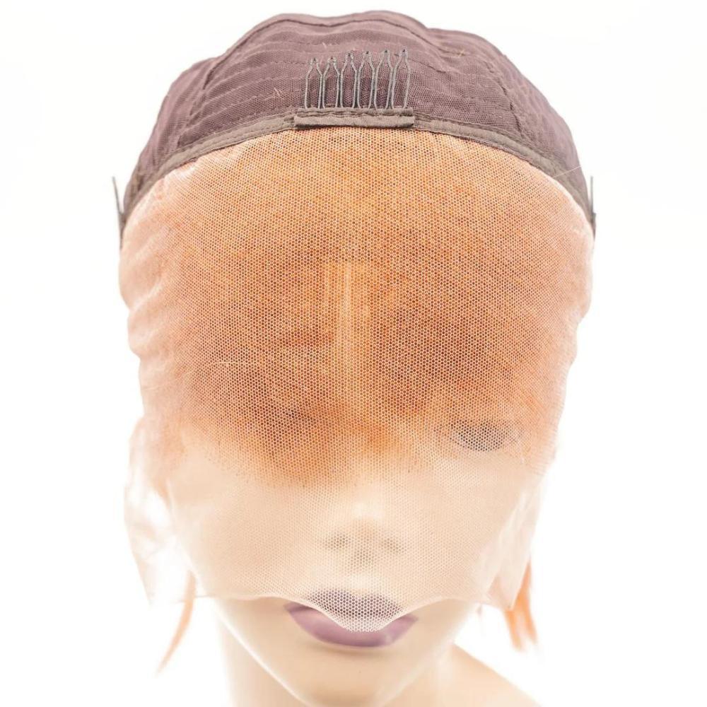 Cinnamon 13x4 Transparent Lace Front 100% Human Hair Bob Wig - Private Label