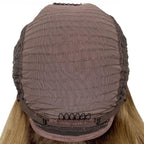 Honey Blonde Ombre Wavy 5x5 HD Lace 100% Human Hair Closure Wig - Private Label