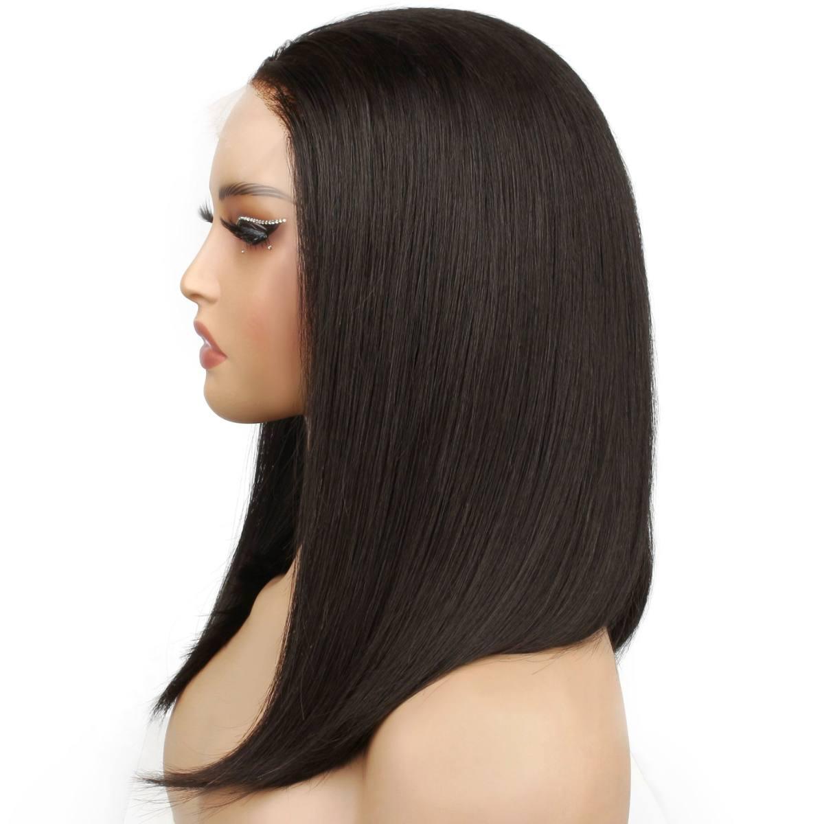 Straight 5x5 HD Lace Closure 100% Human Hair Bob Wig - Private Label