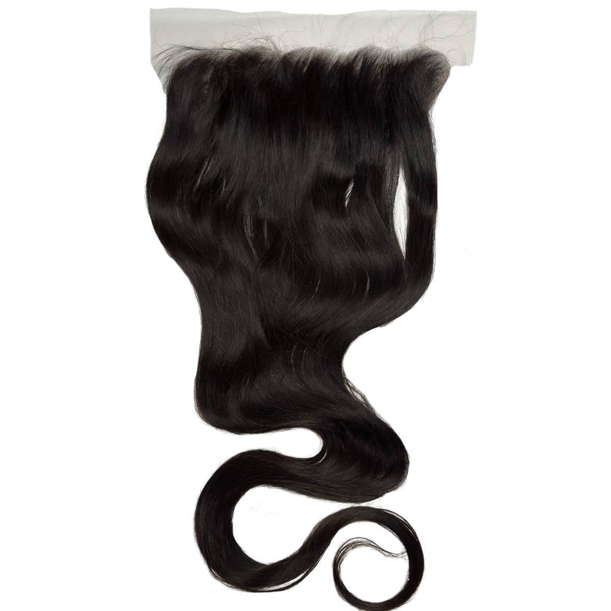 45" Raw Straight 13x6 HD Lace Human Hair Frontal - Private Label