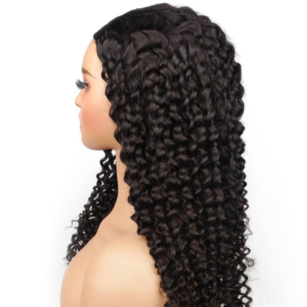 Kinky Curly V Part 100% Human Hair Wig - Private Label