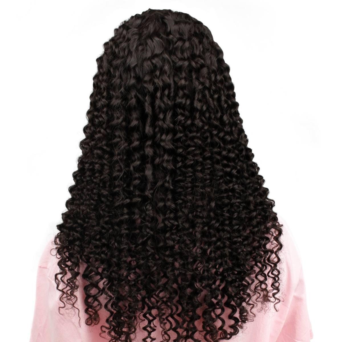 Deep Curly U Part 100% Human Hair Wig - Private Label