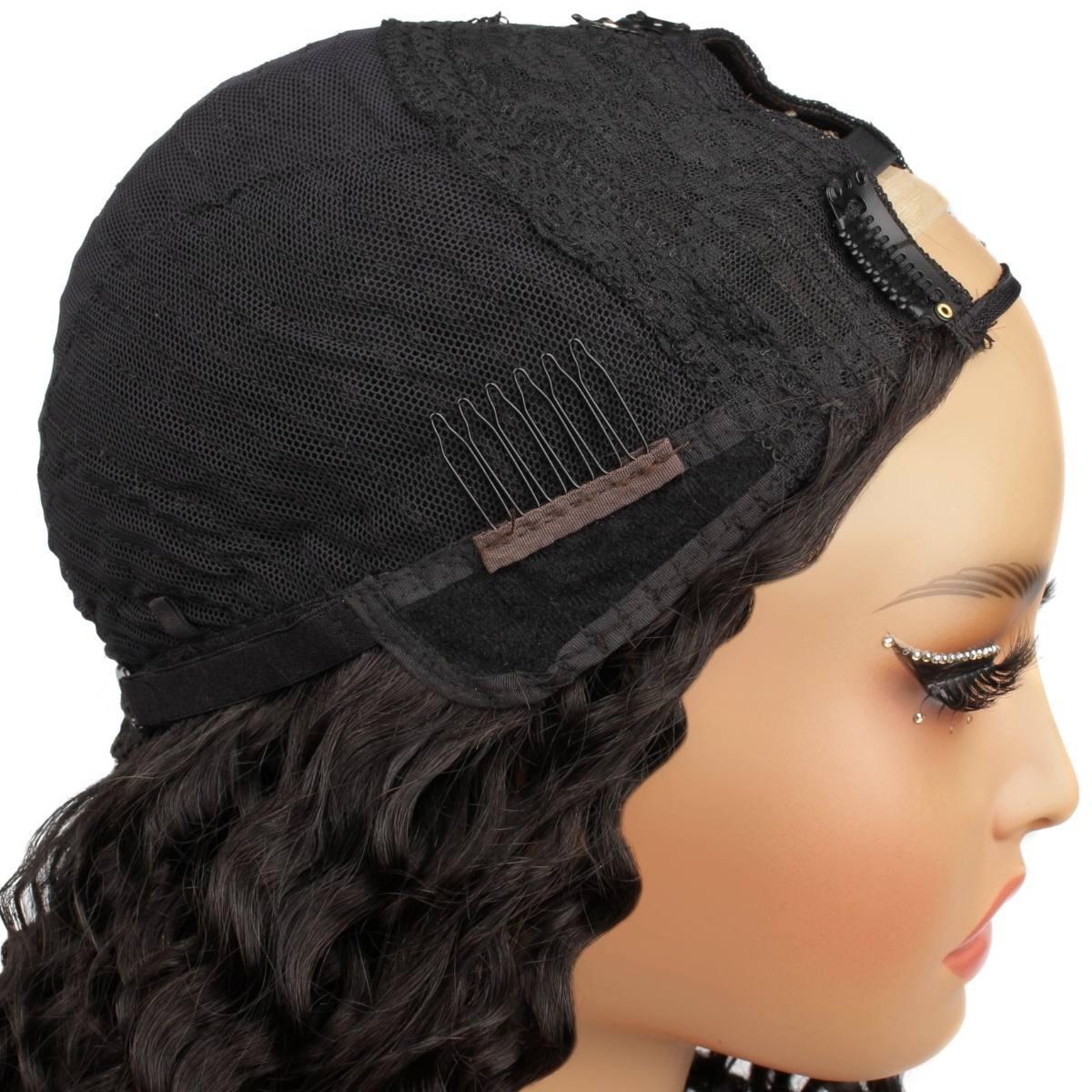 Deep Curly U Part 100% Human Hair Wig - Private Label