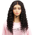Deep Wave 2x6 HD Lace Closure 100% Human Hair Glueless Wig - Private Label