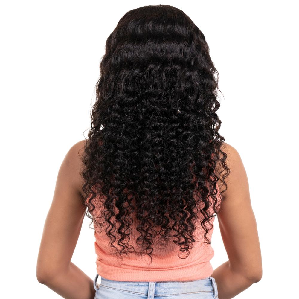 Deep Wave Human Hair Headband Wig - Private Label