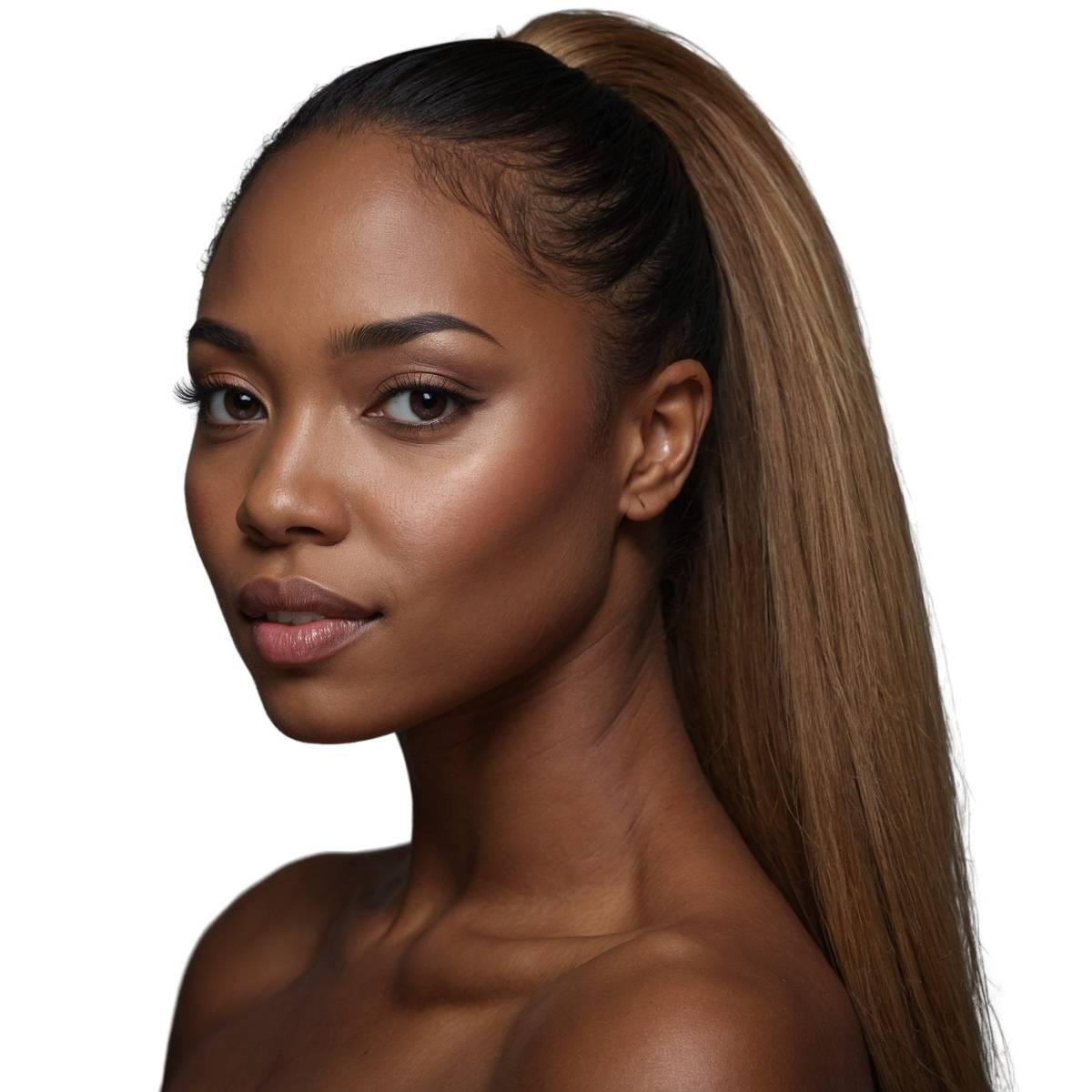 Honey Blonde 100% Human Hair Ponytail Extension - Private Label