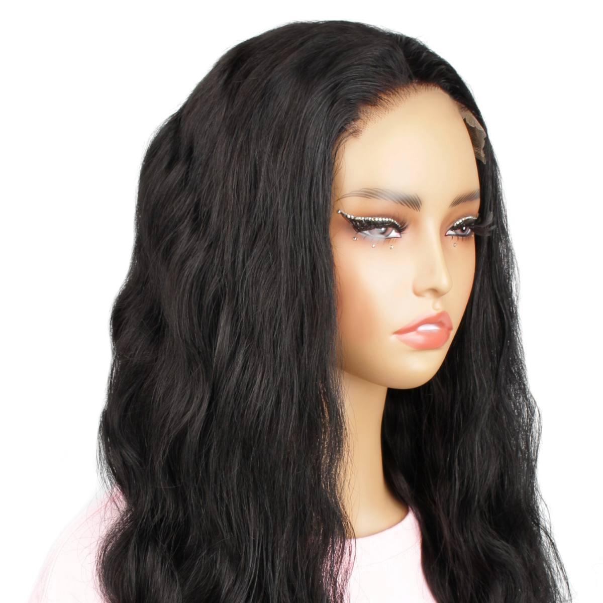 Jet Black Body Wave 5x5 HD Closure Wig - Private Label