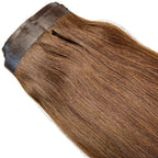 Medium Brown Seamless Clip - In 100% Human Hair Extensions - Private Label