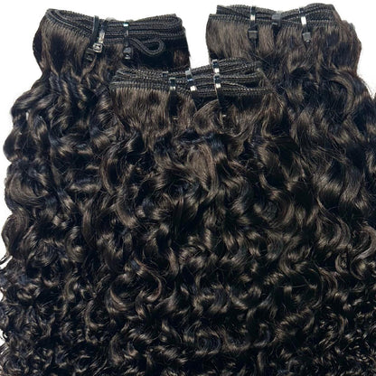 warehouse sale curly bundle deal close up