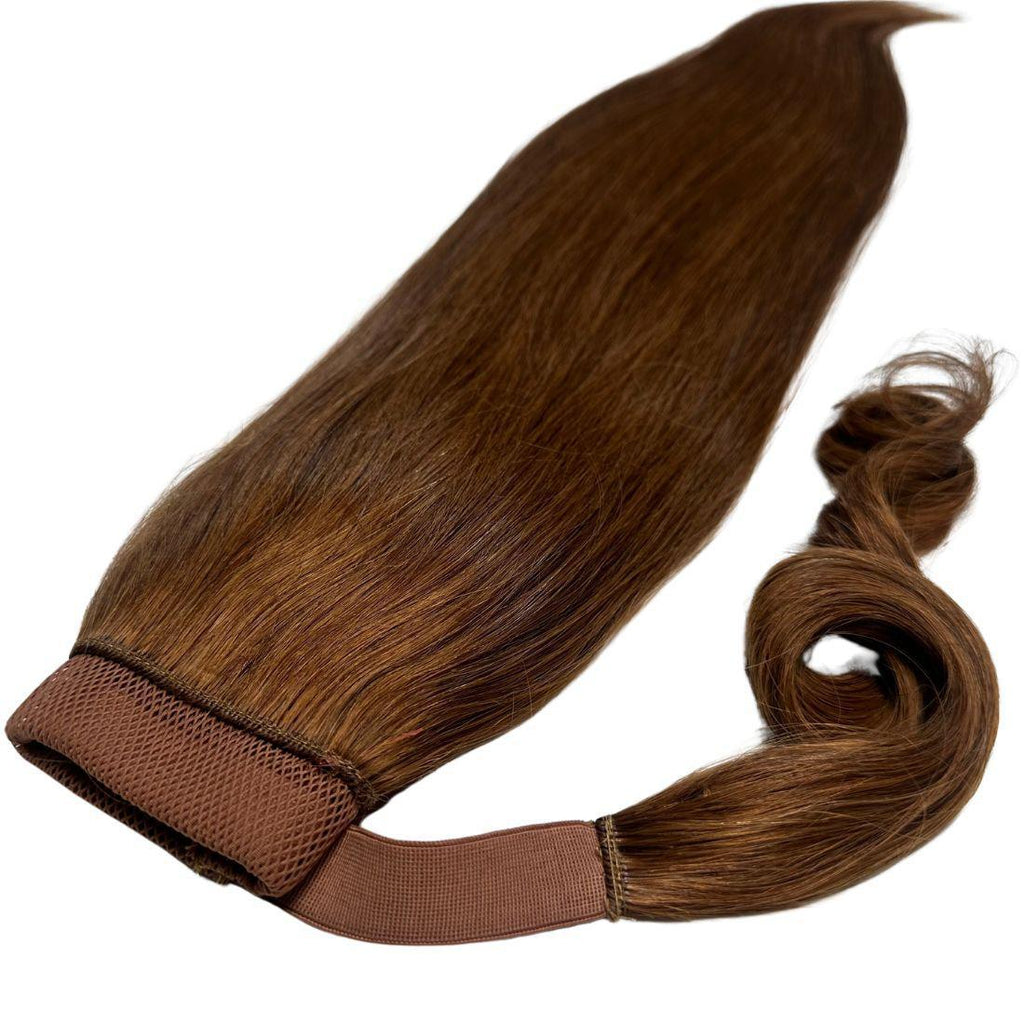 Auburn 100% Human Hair Ponytail Extension - Private Label