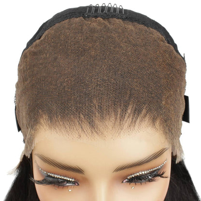 Jet Black Straight 13x4 HD Lace Front Wig