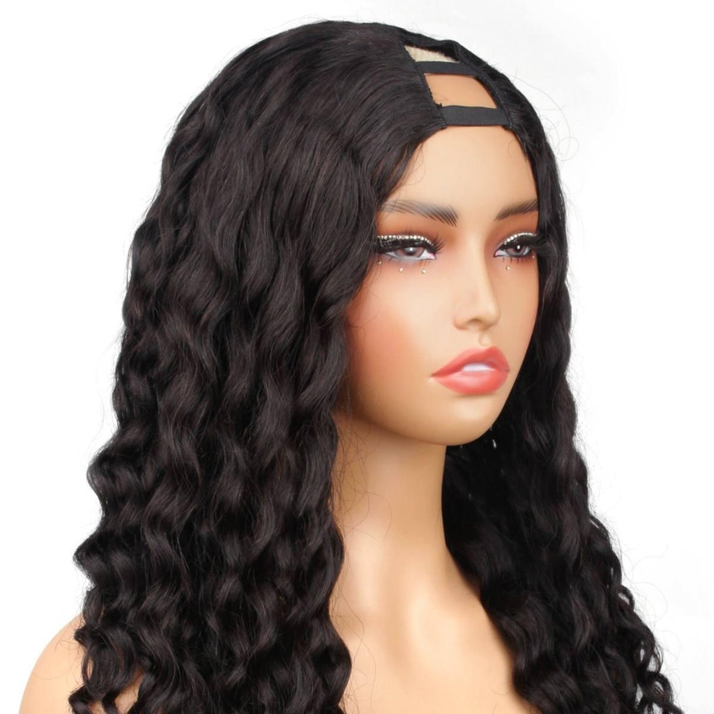 Natural Wave V Part 100% Human Hair Wig - Private Label