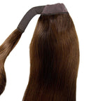 Dark Brown 100% Human Hair Ponytail Extension - Private Label