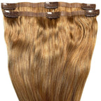 Honey Blonde Seamless Clip - In 100% Human Hair Extensions - Private Label
