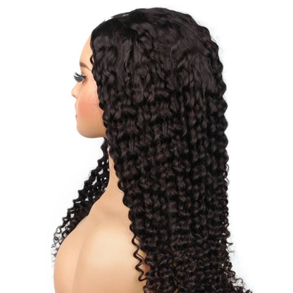 Deep Curl V Part 100% Human Hair Wig