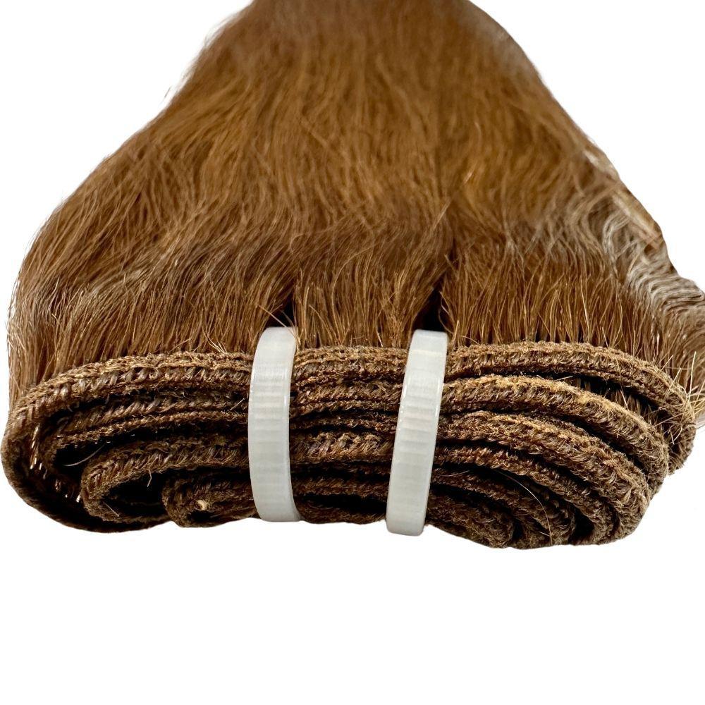 Raw Medium Brown Straight 100% Human Hair Bundles - Private Label