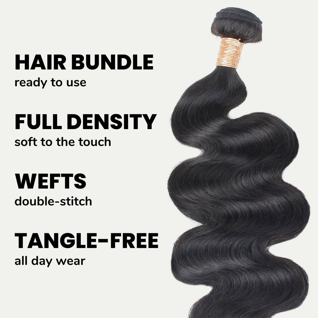 Brazilian Body Wave 100% Human Hair Bundles - Private Label