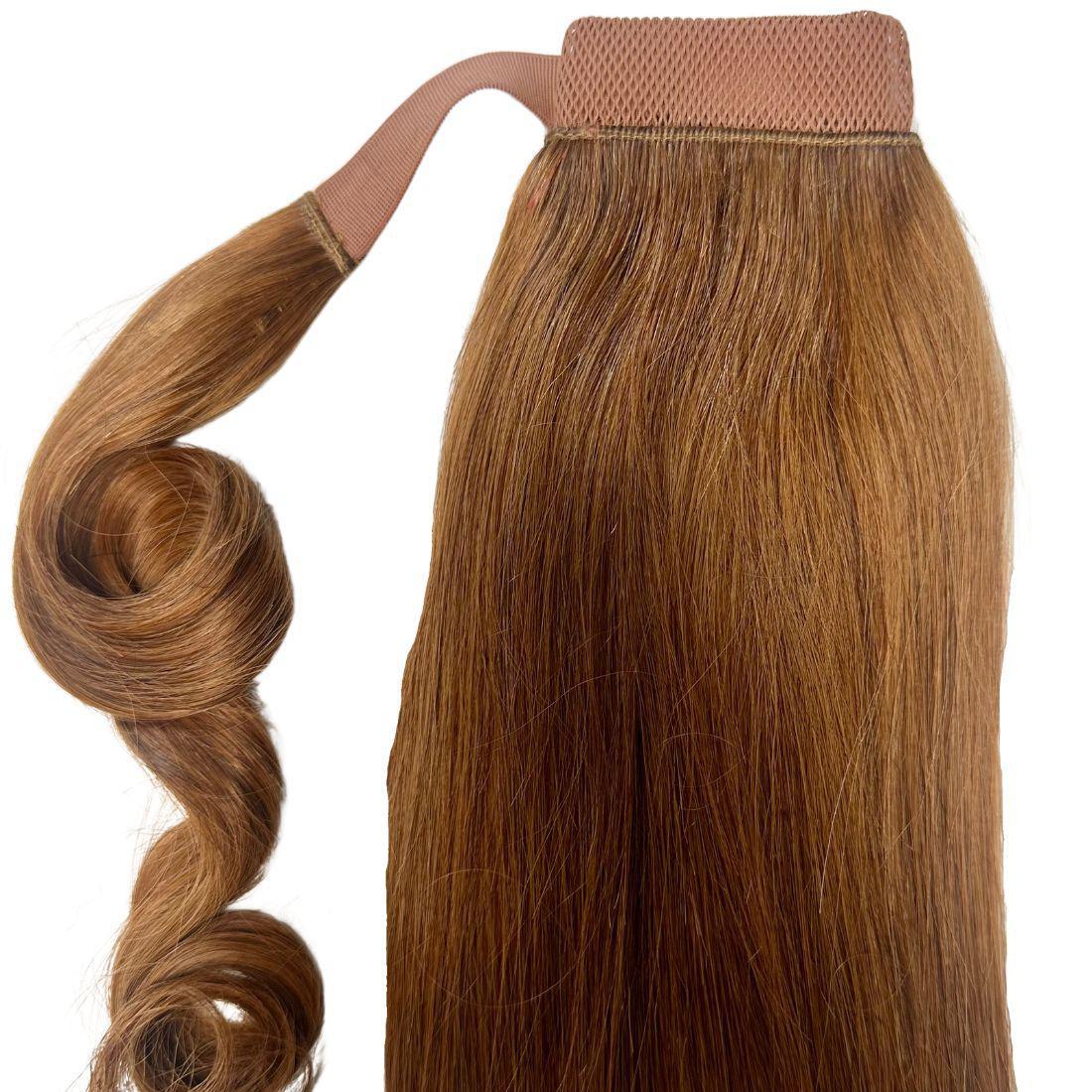 Auburn 100% Human Hair Ponytail Extension - Private Label