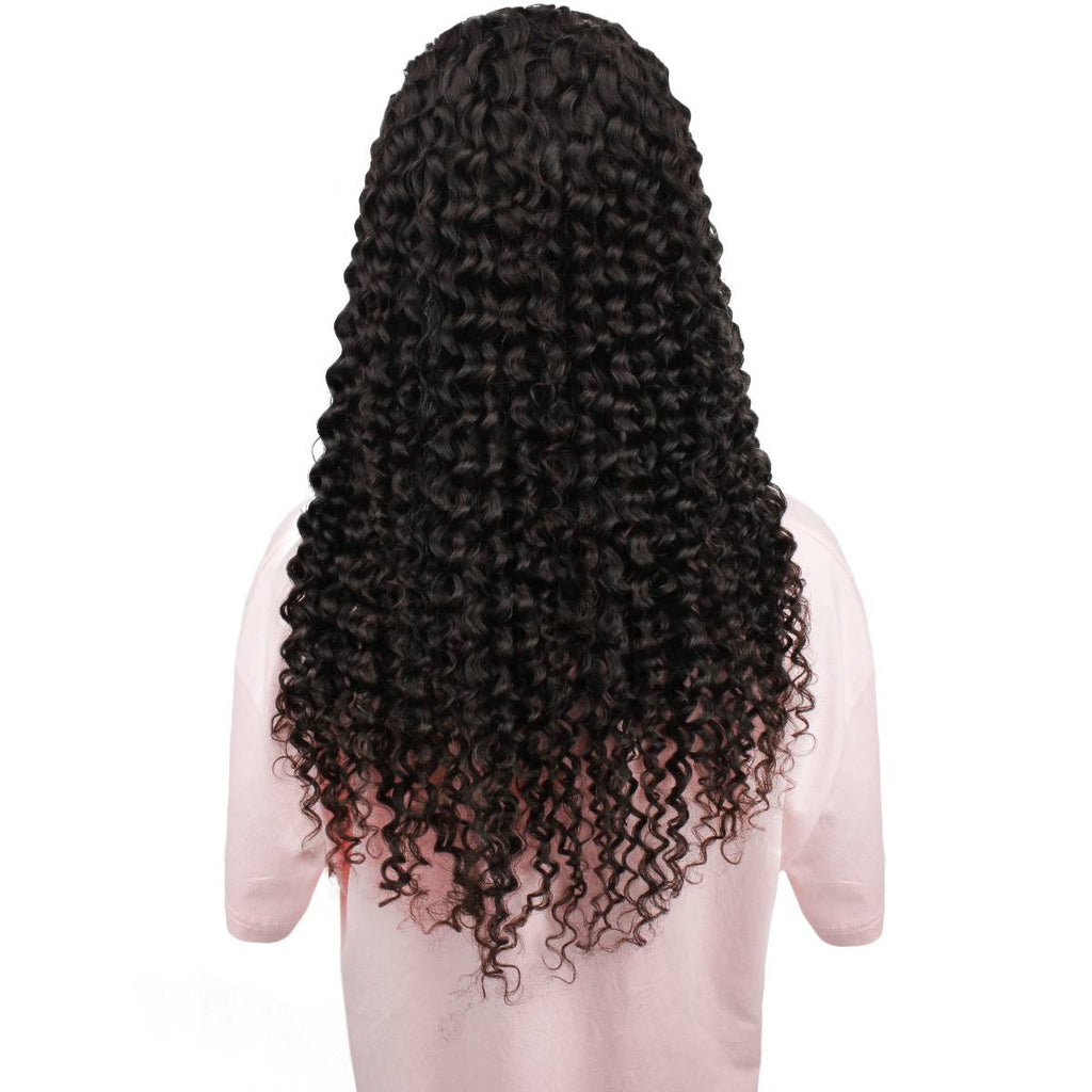 Kinky Curly Human Hair Half Wig - Private Label