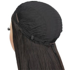 Yaki Straight Human Hair Half Wig - Private Label