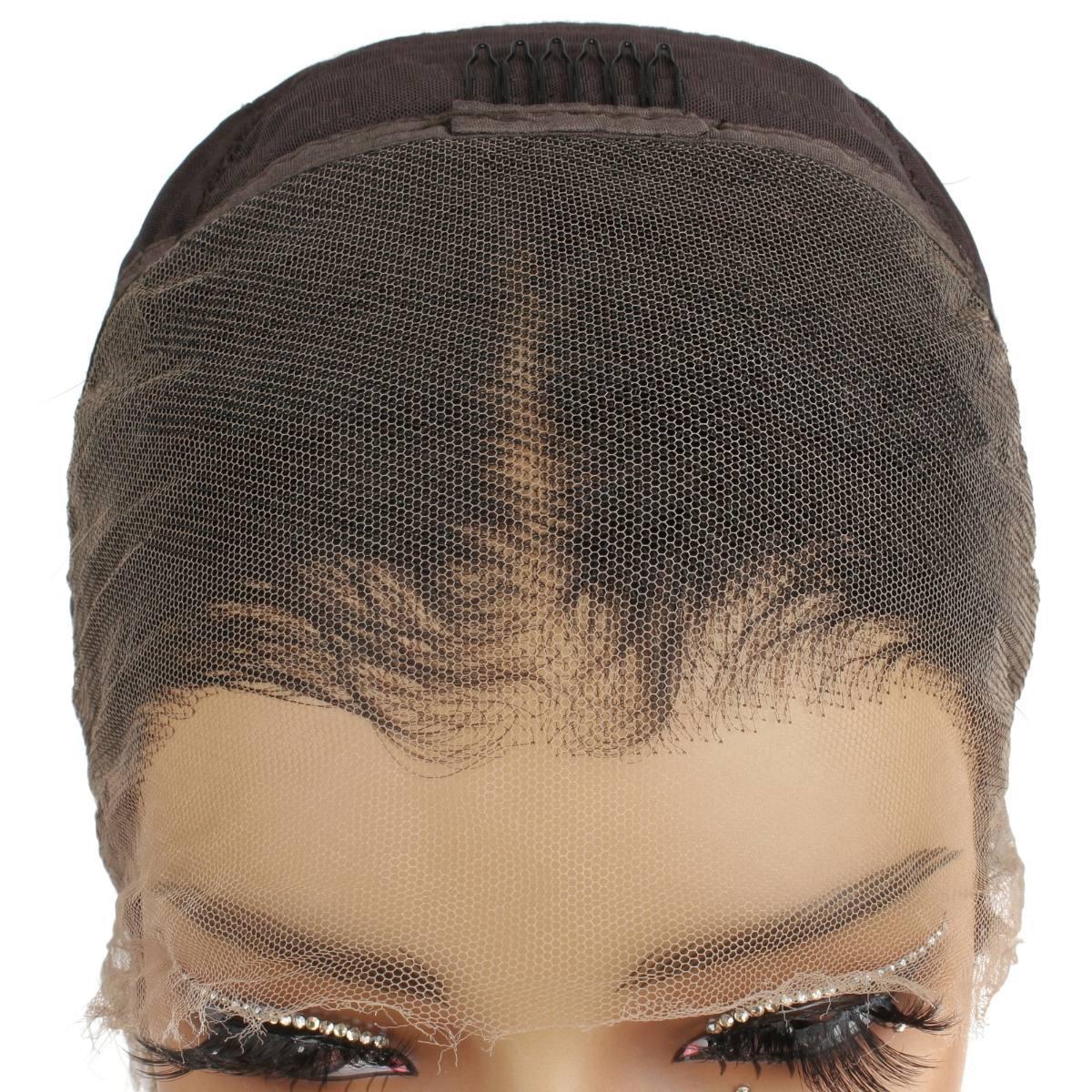 Honey Blonde Ombre Straight 13x4 HD Lace 100% Human Hair Front Wig - Private Label