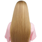 Honey Blonde Ombre Straight 13x4 HD Lace 100% Human Hair Front Wig - Private Label