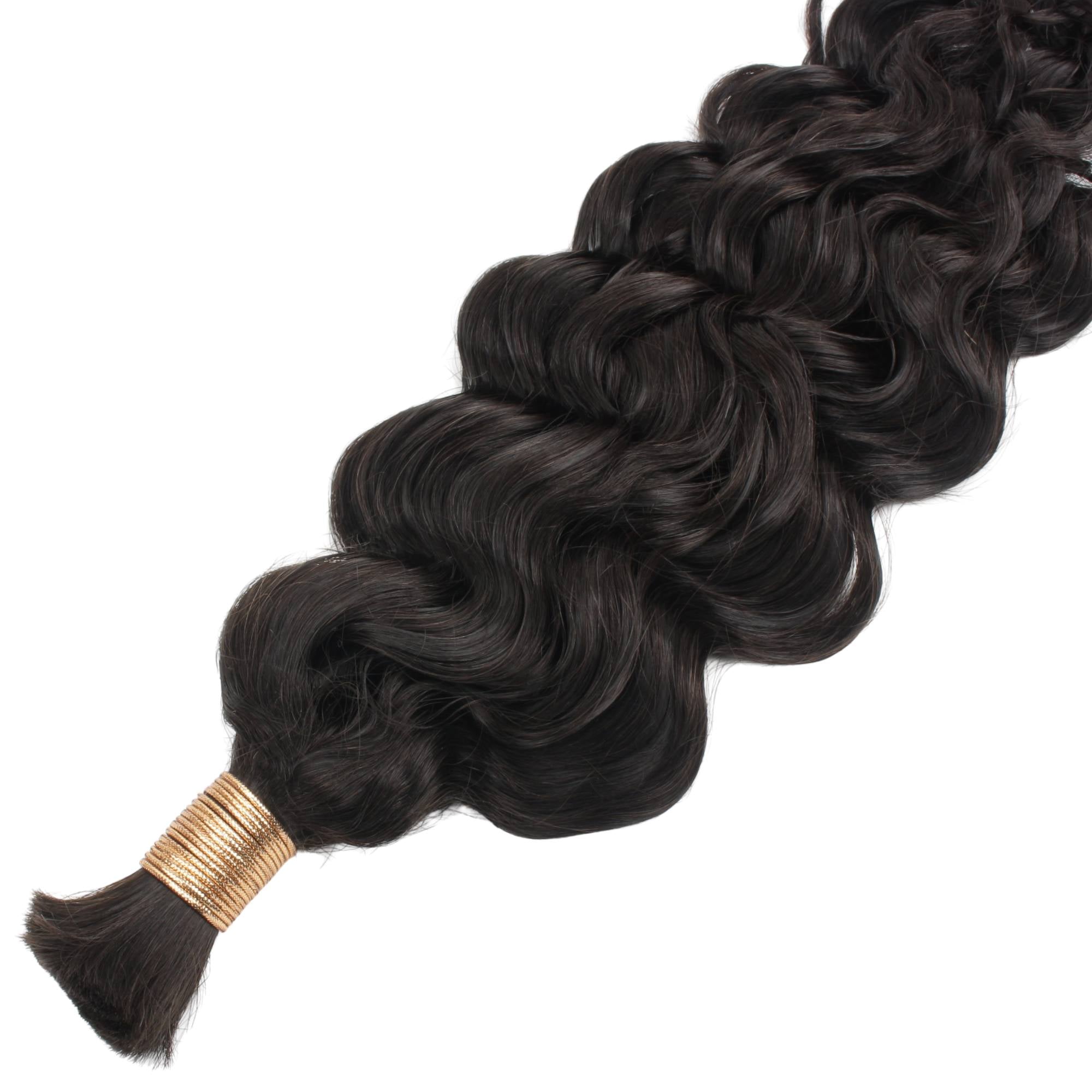 Beach Wave Bulk 100% Human Braiding Hair - Private Label