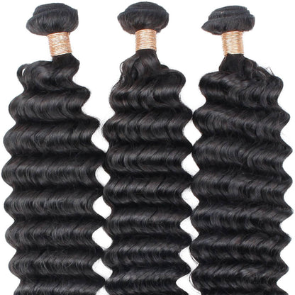 Human Hair Deep Wave Bundle Deals