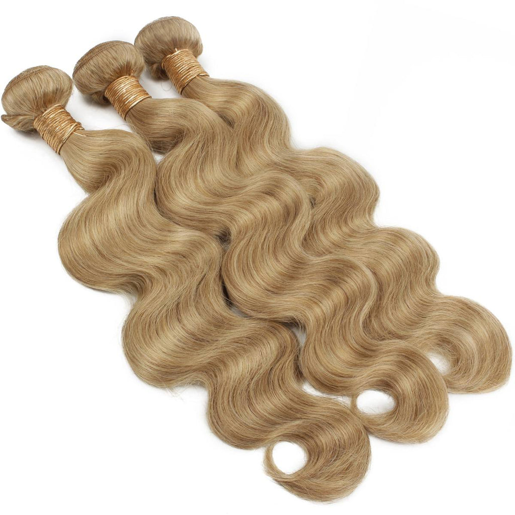Honey Blonde Body Wave 100% Human Hair Bundle Deals - Private Label