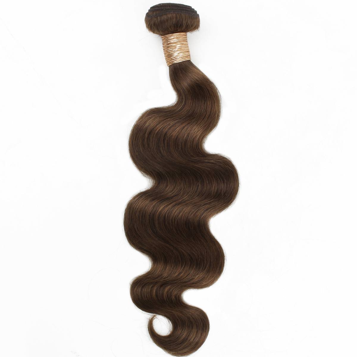 Medium Brown Body Wave 100% Human Hair Bundles - Private Label