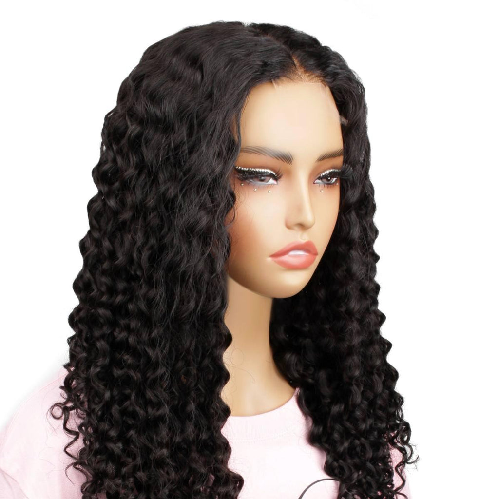 Italian Curl 2x6 HD Lace Closure 100% Human Hair Glueless Wig - Private Label