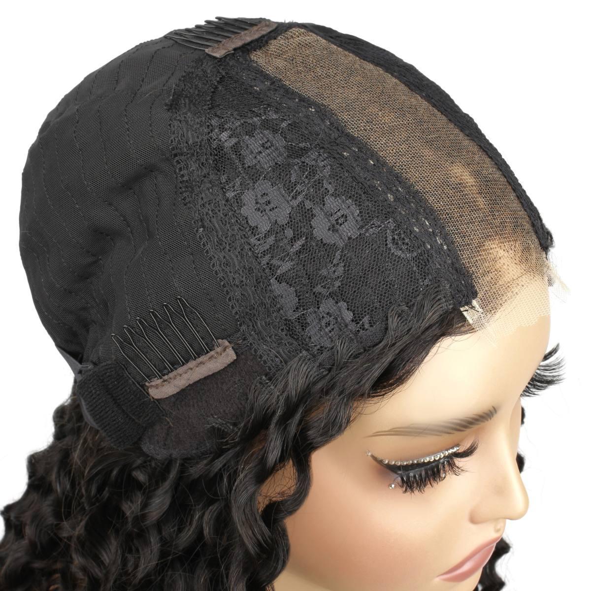 Italian Curl 2x6 HD Lace Closure 100% Human Hair Glueless Wig - Private Label