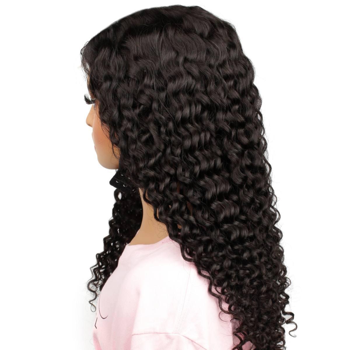 Italian Curl 2x6 HD Lace Closure 100% Human Hair Glueless Wig - Private Label