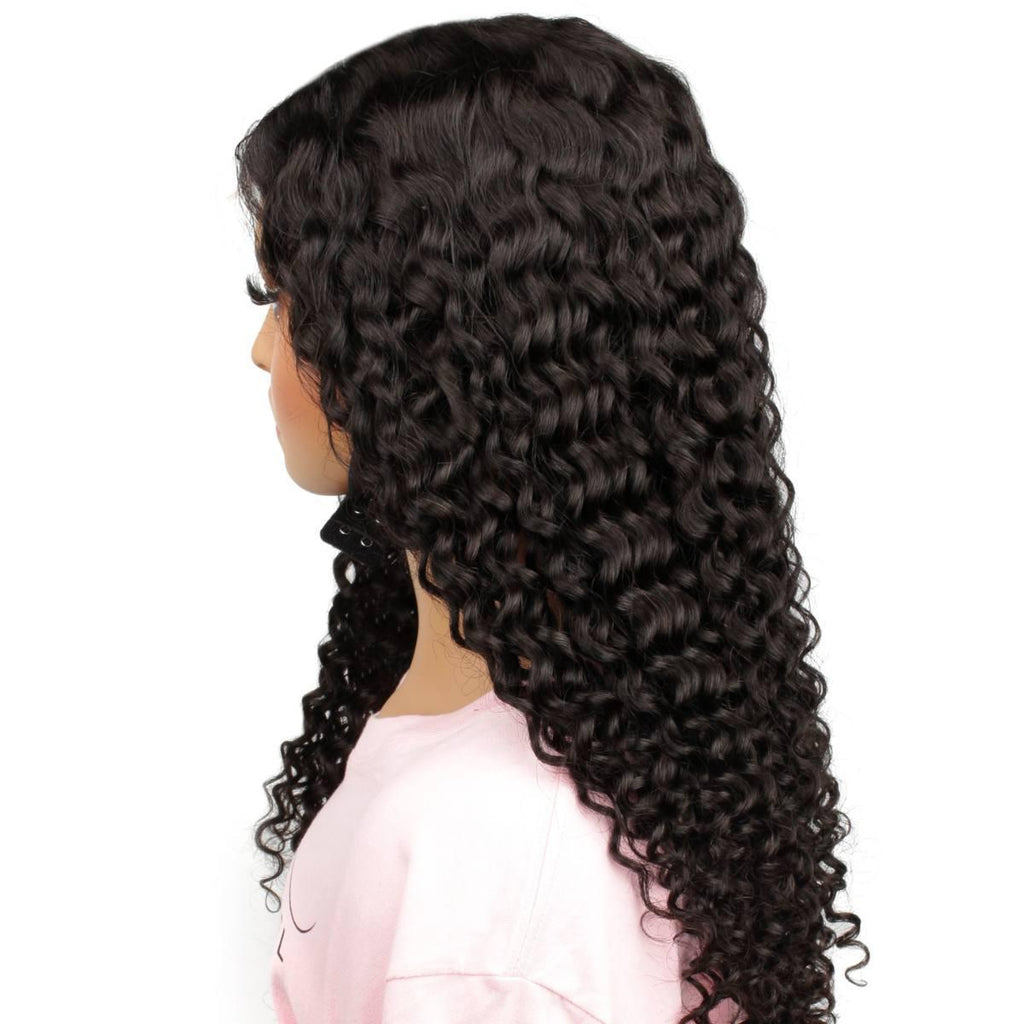 Italian Curl 2x6 HD Lace Closure 100% Human Hair Glueless Wig - Private Label
