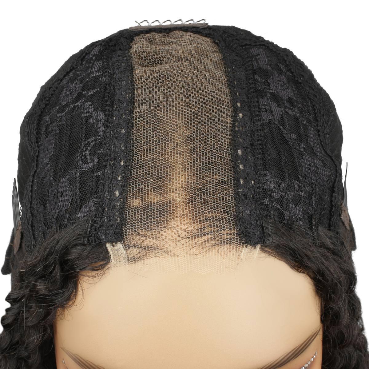 Jerry Curl 2x6 HD Lace Closure 100% Human Hair Glueless Wig - Private Label