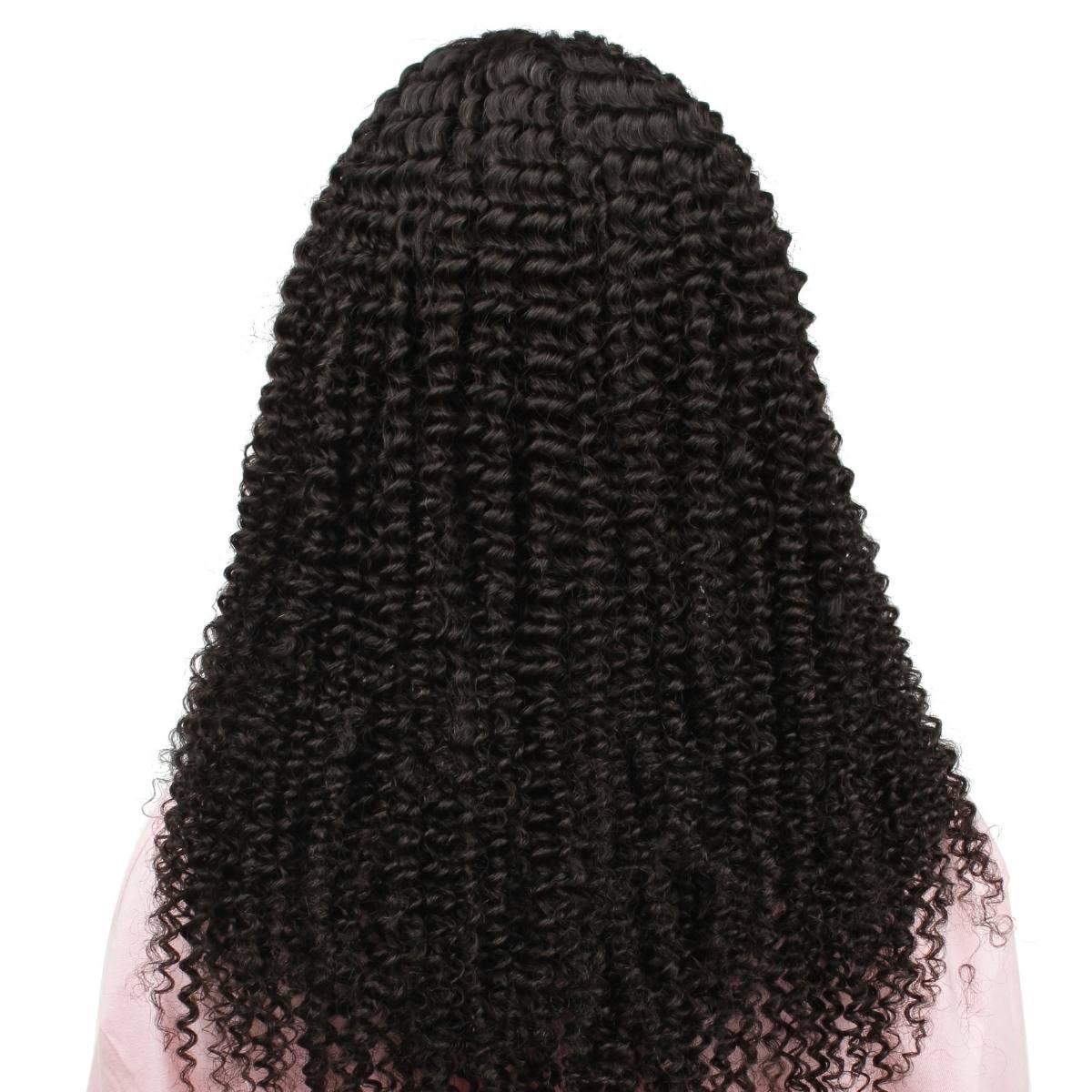 Jerry Curl U Part 100% Human Hair Wig - Private Label