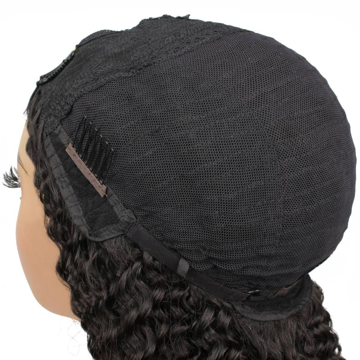 Jerry Curl U Part 100% Human Hair Wig - Private Label