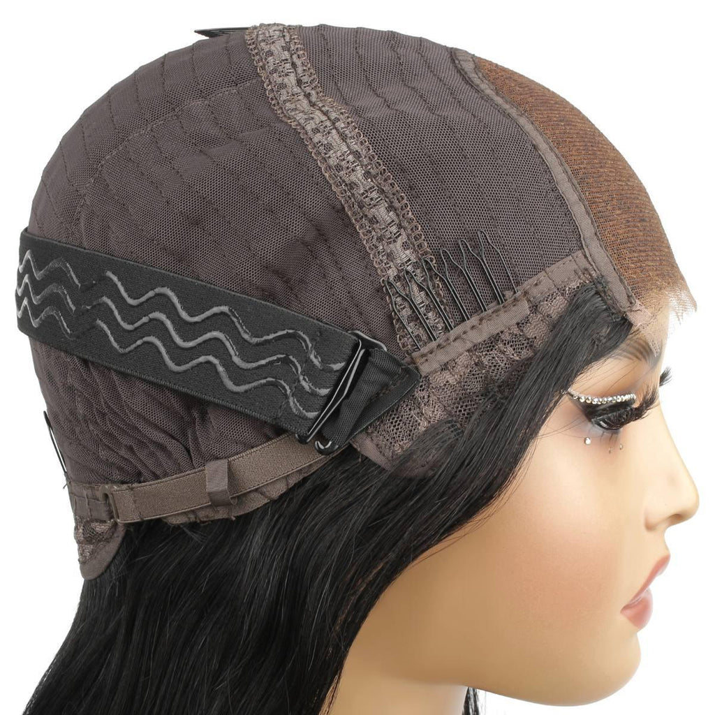 Jet Black 4x4 HD Lace Closure 100% Human Hair Bob Wig - Private Label