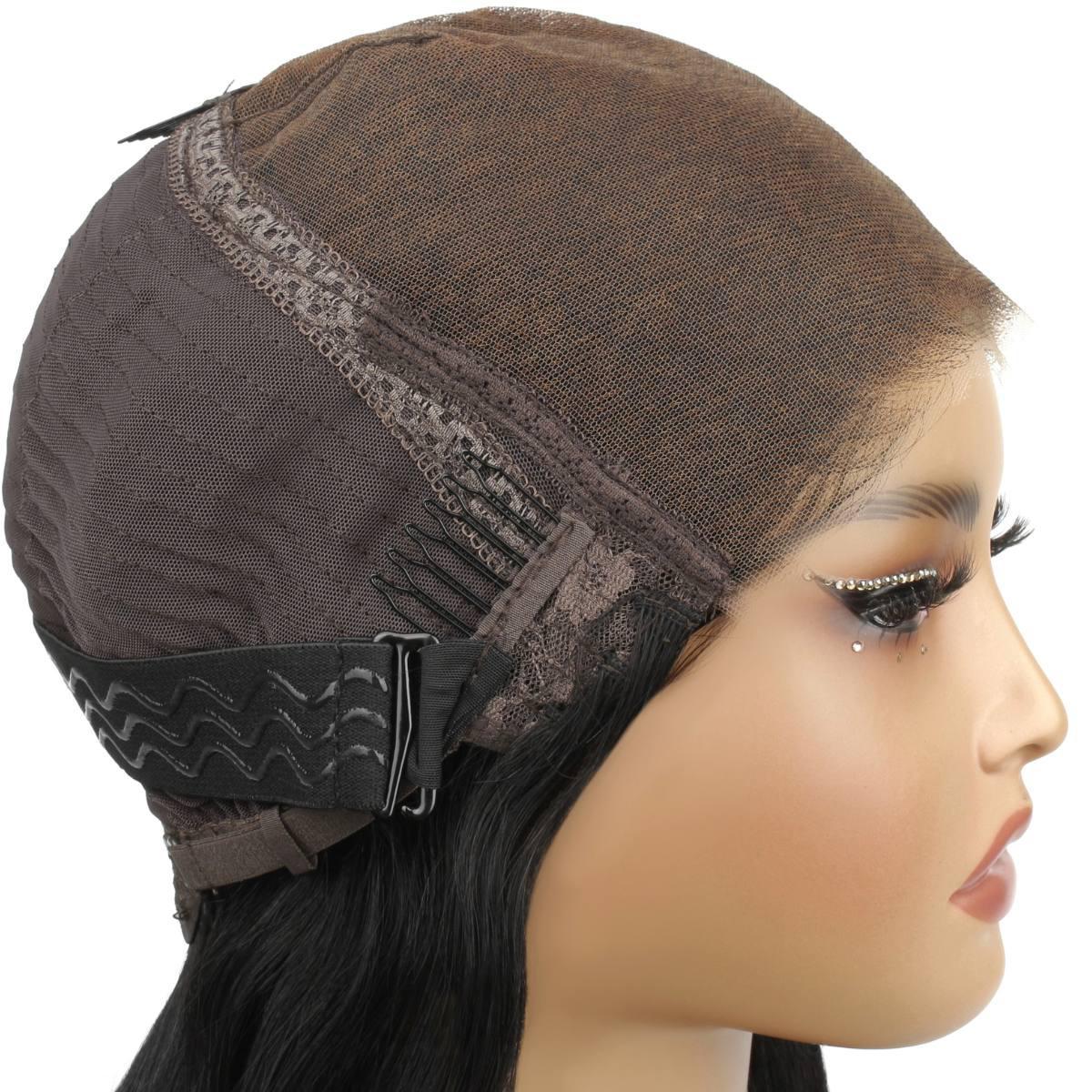 Jet Black 7x7 HD Closure 100% Human Hair Bob Wig - Private Label