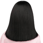 Jet Black 7x7 HD Closure 100% Human Hair Bob Wig - Private Label
