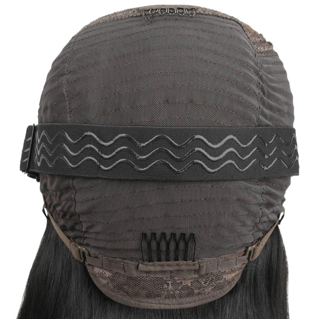 Jet Black 6x6 HD Lace Closure 100% Human Hair Bob Wig - Private Label