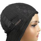 Jet Black Bang Bob 100% Human Hair Wig - Private Label