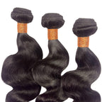 Jet Black Body Wave 100% Human Hair Bundle Deals - Private Label