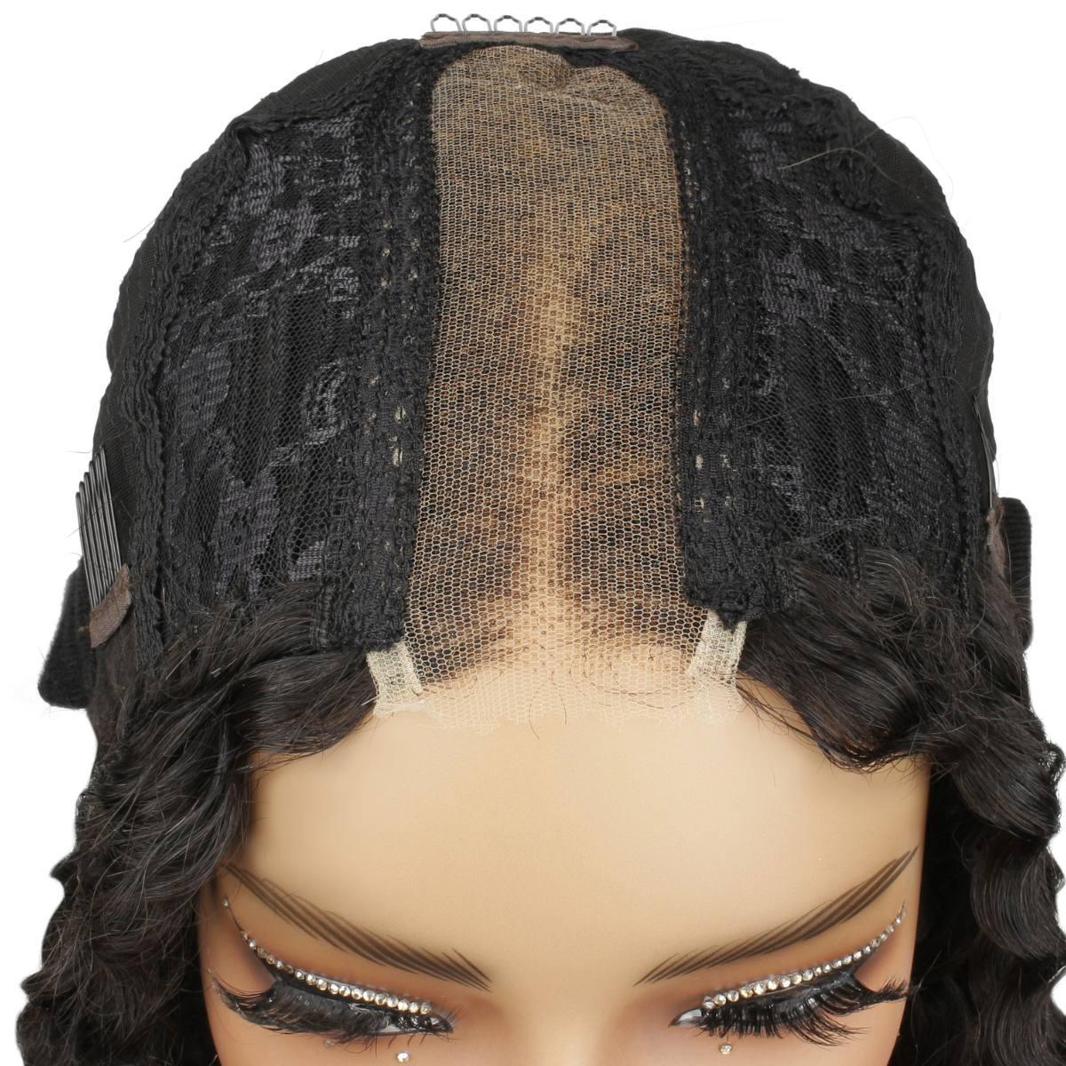 Kinky Curly 2x6 HD Lace Closure 100% Human Hair Glueless Wig - Private Label