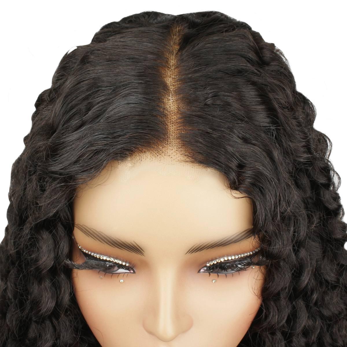 kinky curly 2x6 hd wig lace